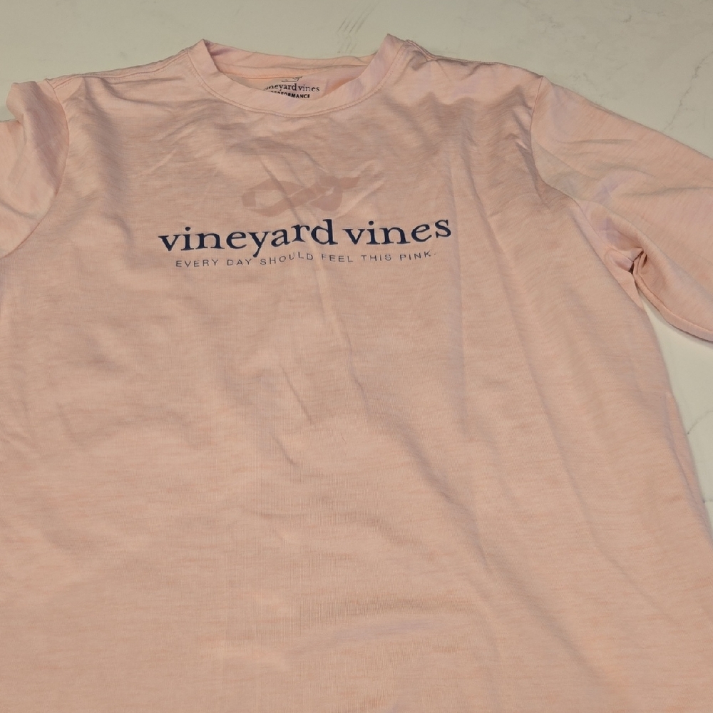 Vineyard Vines Pink Long Sleeve Tee